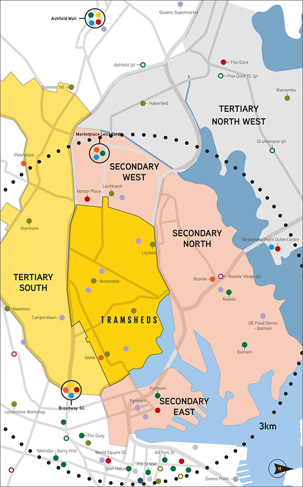 Trade area map